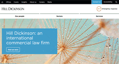 Desktop Screenshot of hilldickinson.com